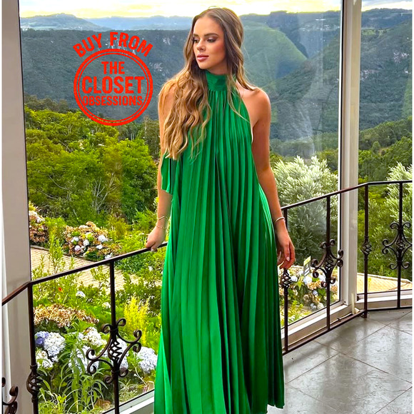 RARE!!! MANGO BLOGGER FAVE!!! Halter Midi Dress NWT - Picture 5 of 16